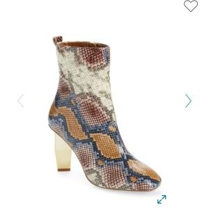 Kurt Geiger Daxon Snake Embossed Boot